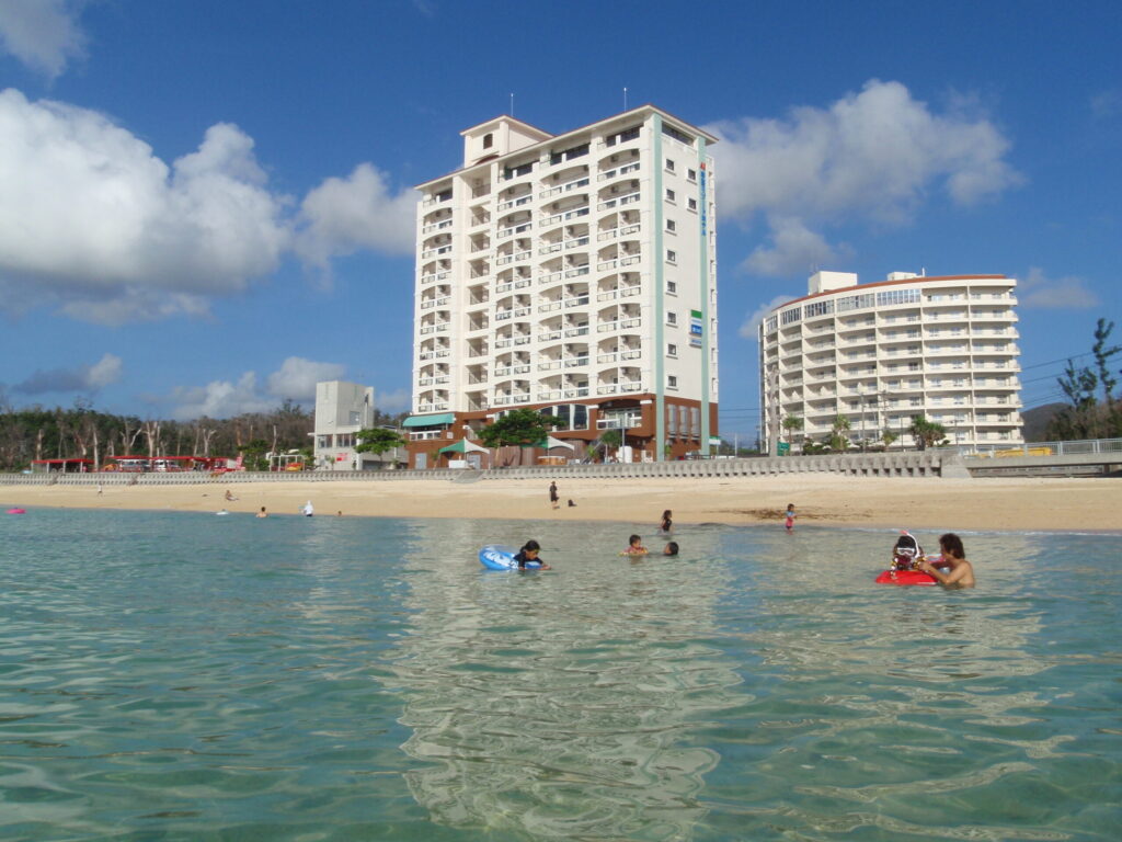 美しい海に癒される