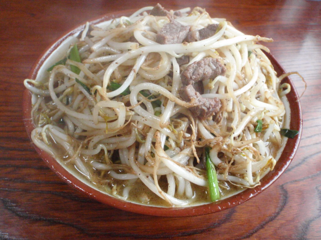 前田食堂の牛肉そば