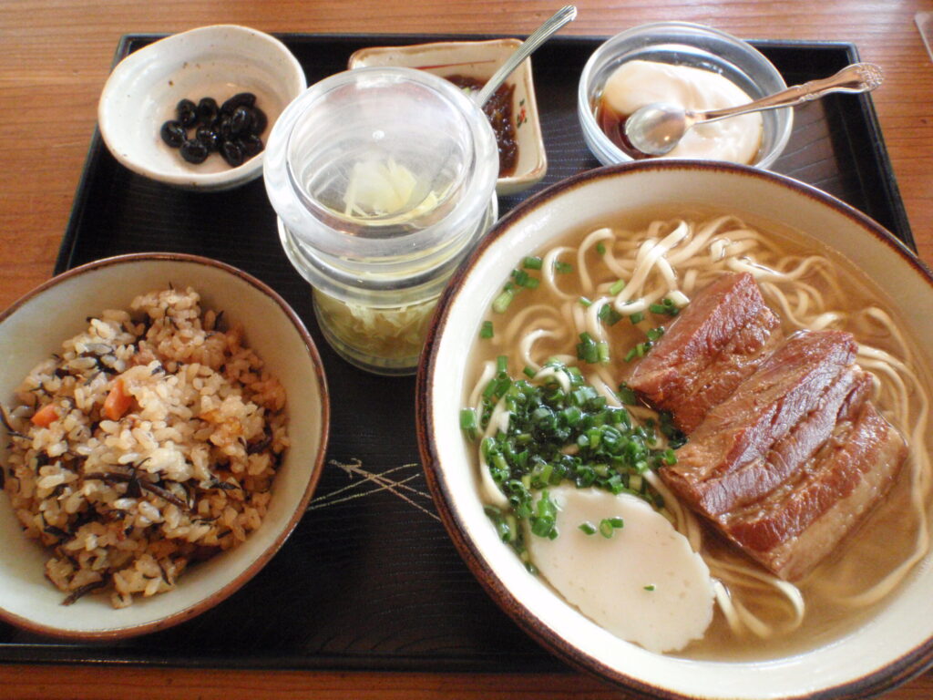 しむじょうの沖縄そばセット