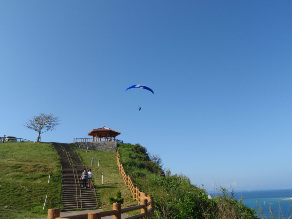 海と空のパノラマビュー