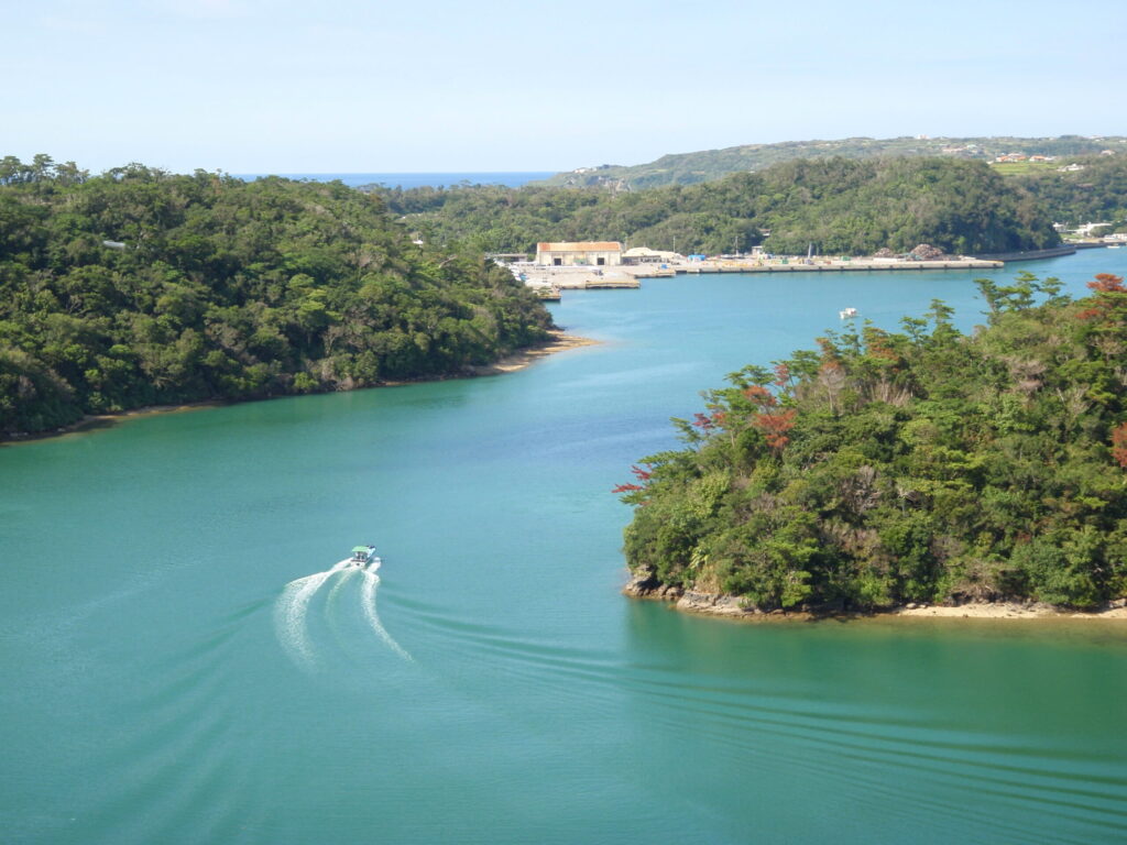 ワルミ海峡を一望