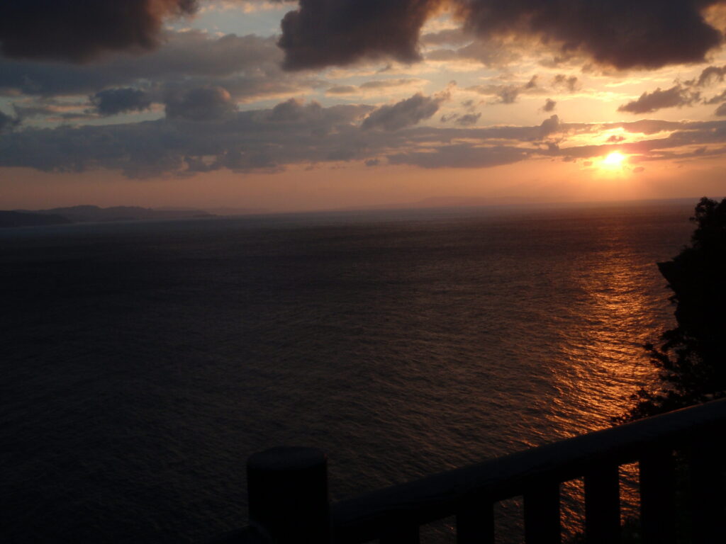 辺戸岬の夕日