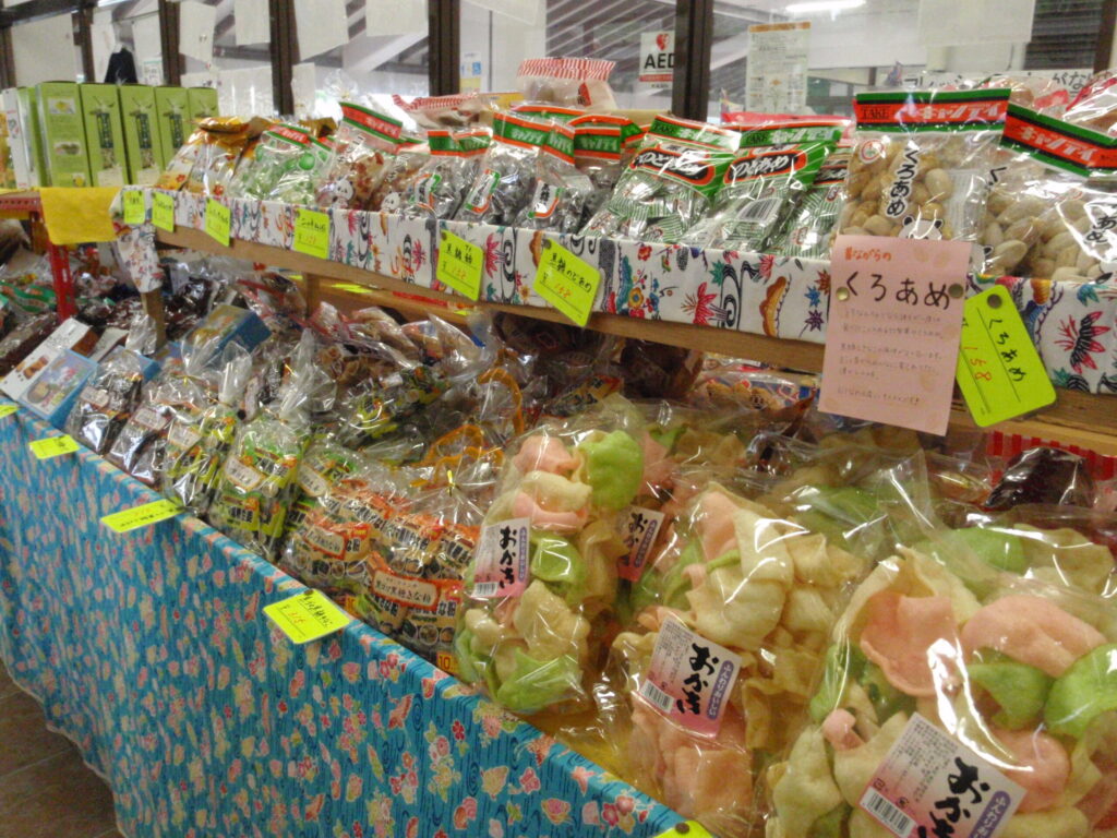 加工品の直売コーナー