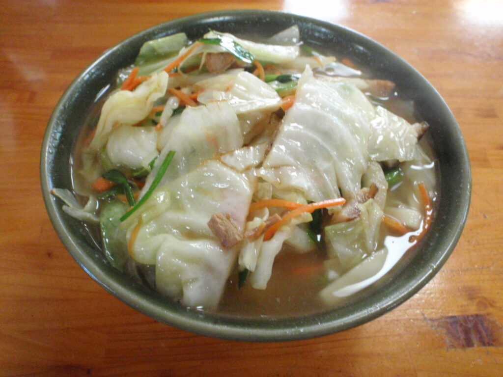 アワセそばの野菜そば