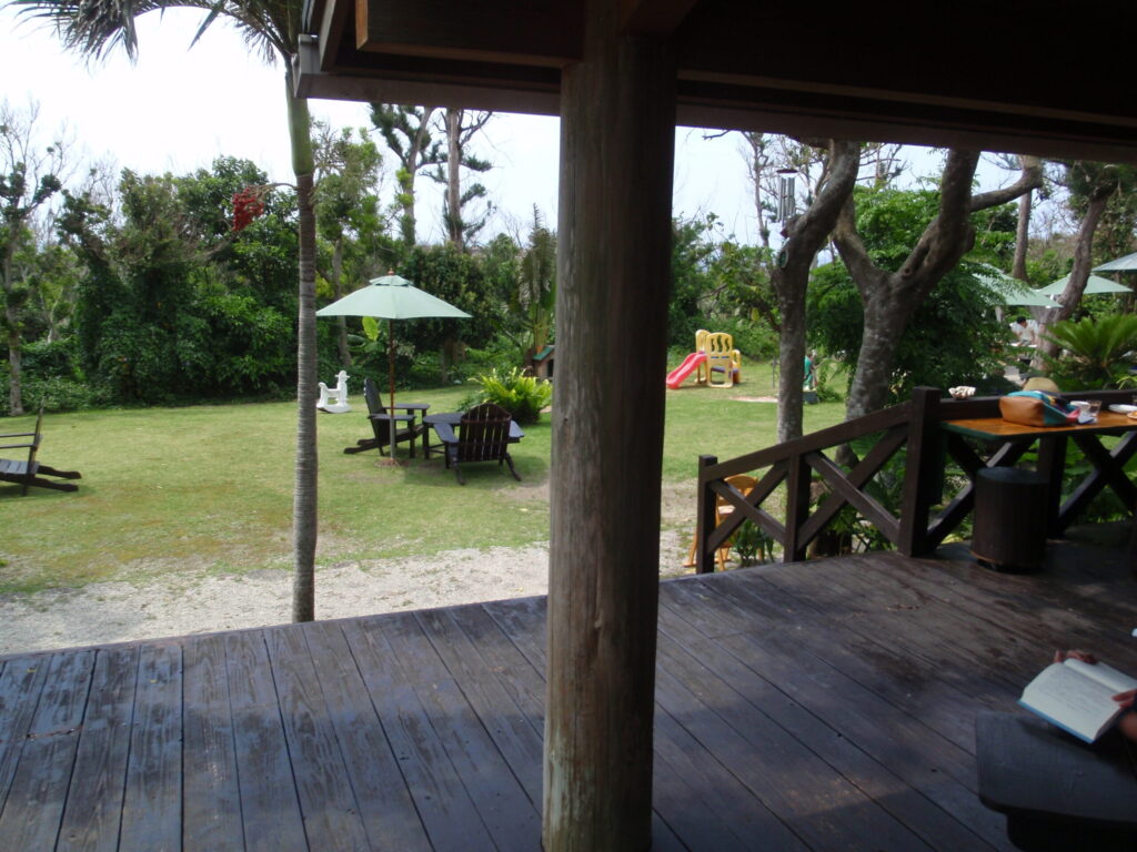 フーカフェのテラス