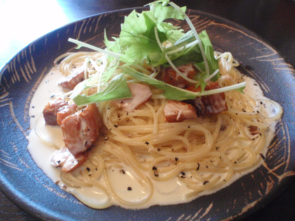 バードランドカフェのパスタ