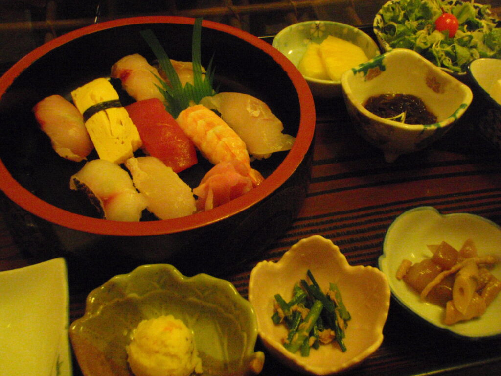 ゆきのの寿司定食